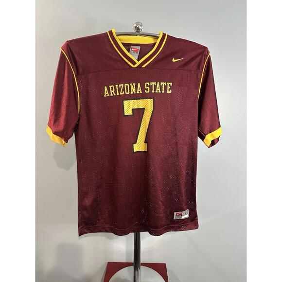 Mens Nike Arizona State Sun Devils NCAA Football Jersey Red Adult Size Large * - Picture 1 of 4